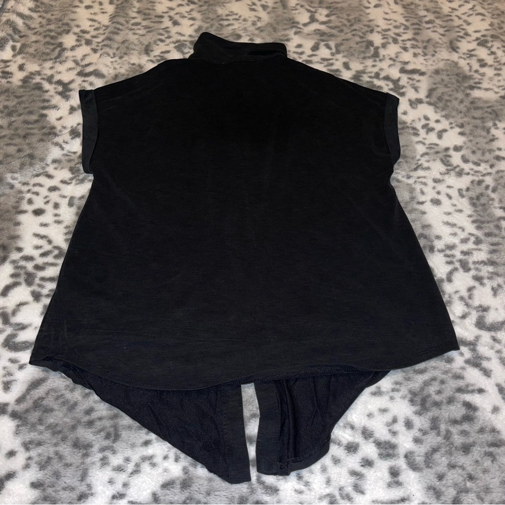 Green Envelope Button Down Blouse - image 8